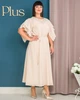 Плаття Alenka Plus 1104-4, 56, кремовий - зображення 1