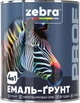 Эмаль-грунт Zebra серия PROF 1185 085P 0.8 кг Желто-коричневый (4823048031425) - изображение 1