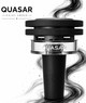 Чаша для кальяну з калаудом Quasar 11см скляна в комплектації з регулятором жару фанел - зображення 1