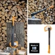Сокира-колун Fiskars X21 L 122473 (1015642) + Точило для сокир і ножів Fiskars (1060009) - изображение 4