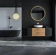 Круглое настенное зеркало ModernHome с LED-подсветкой 80 см. - изображение 3