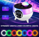 Колонка BLTH-0322 портативна Bluetooth з RGB-підсвіткою, з диско-шаром, на ніжках (am7111) - зображення 2