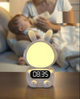 Часы детские с будильником Кролик Rabbit clock with LIGHT белый (2127637) - изображение 3