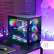 Корпус для ПК Mars Gaming MCV3 / без БЖ / Чорний (102109378) - зображення 2