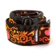 Гитарный ремень Dunlop JIMI HENDRIX BLACKLIGHT MONTEREY ORANGE STRAP - изображение 1