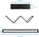 Фортепиано раскладное CarryOn Folding Piano Black - изображение 6