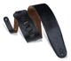 Гитарный ремень Levy's M4GF-BLK Classics Series Padded Garment Leather Bass Strap (Black) - изображение 1
