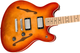 Электрогитара Squier Affinity Series Starcaster Deluxe Sienna Sunburst - изображение 3