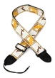 Ремінь гітарний Fender 2 Monogrammed White Brown Yellow Strap - зображення 2