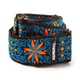 Гитарный ремень Dunlop JIMI HENDRIX BLACKLIGHT FILLMORE BLUE STRAP - изображение 1