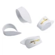 Набор медиаторов D'Addario National Finger Picks - White Celluloid Large 4 Pack - изображение 1