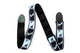 Ремень гитарный Fender 2 Monogrammed Black Light Grey Medium Blue Strap - изображение 1