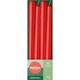 Набор из 32 конических свечей 2,4 x 24,5 см красного цвета Essentials Bolsius - изображение 6