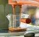 Мерный стакан для эспрессо 100 мл из боросиликатного стекла с деревянной ручкой и двойным носиком (28FB3A8B3001) - изображение 5