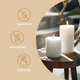 Столбчатые свечи 6 x 12 см, время горения 40 часов HORECA CANDLES - изображение 6