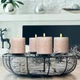 Набор из 4 свечей 7 x 10 см Brandsseller - изображение 3