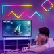 Настінні модульні Smart LED панелі DIY-SLX06 RGBIC 177LED з Bluetooth та пультом, AC 100–240V (набір із 4шт.) Білий - зображення 7