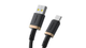 Кабель Baseus Dura Series Fast Charging Cable 60W USB 2.0 - USB Type-C Gold Black 1m - зображення 5