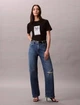 Жіноча футболка Calvin Klein з графічним принтом, колір чорний, розмір M - зображення 5