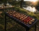 Розкладний портативний мангал BBQ Grill Portable гриль-барбекю з решіткою для пікніка та дачі - зображення 2