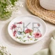 Десертна порцелянова тарілка з квітковим візерунком Flower Garden D15.5 см (K043) - изображение 1