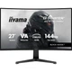Монитор игровой изогнутый 27" IIYAMA G-Master GC2781HSU-B1 Black Hawk VA 1920x1080 144 Гц 350 кд/м² колонки 2x2 Вт Black - изображение 1