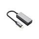 Перехідник USB-C to VGA F USB 3.0 Full HD 1080p 60Hz dark gray Dynamode (DM-AD-USB-C-VGA) - зображення 1