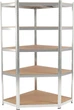 Стелаж кутовий металевий Profix 62040 з полицями 180 x 90 x 90 x 40 см (5903755620408) - зображення 1