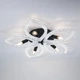 Керована світлодіодна люстра YAVIR ICE 5R 60 Вт + 5 ламп E14 700x125 мм Чорна - зображення 3