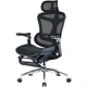 Крісло офісне з підставкою для ніг Sihoo DORO C300 Pro Mesh Black with footrest - зображення 4