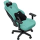 Кресло геймерское Anda Seat Kaiser 3E XL Light Blue Fabric льняная ткань 4D-подлокотники наклон 90-155° memory foam 60 кг/м³ алюминиевая база - изображение 9