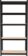 Regał metalowy Profix 62031C Premium 5 półek 180 x 90 x 40 cm Czarny (5903755197986) - obraz 3