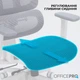 Крісло офісне OfficePro Skyline OC680-W-DG-DG - зображення 8