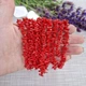 Бусины из коралла натурального, форма - иголка, 8-12 мм. х 1,5-2,5 мм, нитка 40 см. - изображение 2