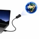 Космічний міні проектор Galaxy Projector Lamp USB з 10 змінними слайдами галактик та планет - зображення 1