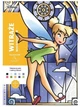 Розмальовки Disney за цифрами для дітей дівчаток хлопчиків дорослих антистрес за номерами велика розмальовка дитяча Дісней Les Grands classiques Tome 2 Vitraux фея Дінь-Дінь - зображення 1