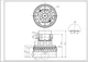 Двигатель для моющего пылесоса Samsung DJ31-00114A Ametek 1600W D=143/78mm H=73/168mm - изображение 2