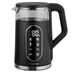 Електрочайник Liberton LEK-6836, Black, 2000W, 1,7 л, дисковий, корпус із пластику + скло, дисплей, терморегулятор, захист від перегріву (LEK-6836) - изображение 1