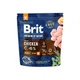 Сухий корм для дорослих собак середніх порід Brit Premium Dog Adult M 1 кг з куркою - зображення 1