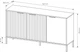 Комод Perfect Home Rock 3D/153 81.4x153x39.5 см, 3-дверный Бежевый + Дуб викинг (000012376397) - изображение 6