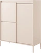 Комод високий Perfect Home Senso 3D 123.4x103.5x39.5 см, 3-дверний Бежевий (000012376636) - зображення 1