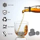 Камни для виски охлаждающие Aura Whiskey Stones MINI Набор из 9 штук 2х2 см Серый - зображення 3