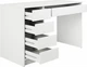 Стол туалетный письменный Perfect Home Ada 5S/120 120x55x75 см, 5 ящиков Белый мат (000012376982) - изображение 3