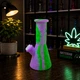Модульный силиконовый мини-кальян бонг Neon Honey 388S 26 см со стеклянным перколятором - изображение 8