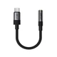 Перехідник ACEFAST USB-C to 3.5mm audio converter J12 |0.15m| black - зображення 1
