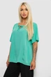Блуза женская однотонная мятный 244RM207 AGER 4XL - изображение 3
