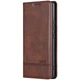 Кожаный чехол-книжка AZNS Classic series для Samsung Galaxy S26 (Dark Brown) (254840) - изображение 1