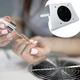 Вытяжка для маникюра настольная Nail N58FX металлическая, раскладная, с двумя мешками 85 Вт Белый - изображение 5