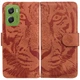 Кожаный чехол-книжка Tiger для Motorola Moto G06 (Brown) Epik (254776) - изображение 5