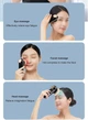 Щетка массажная для чистки кожи лица и прогрева 2в1 Grand Beauty instrument Bi811 силиконовая Черный - изображение 7